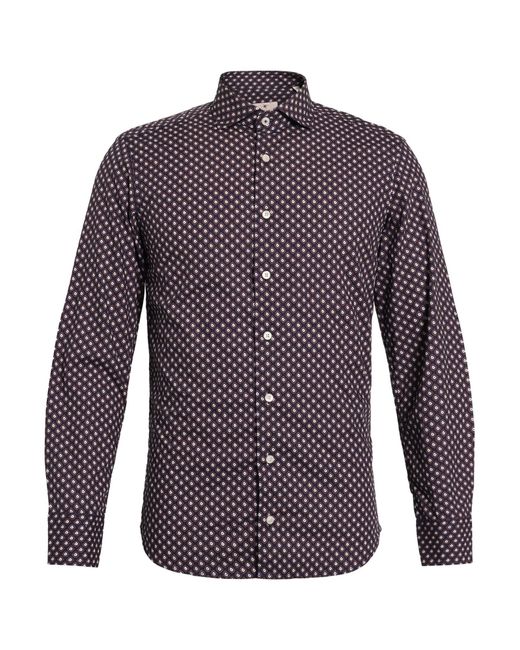 BASTONCINO Purple Shirt for men