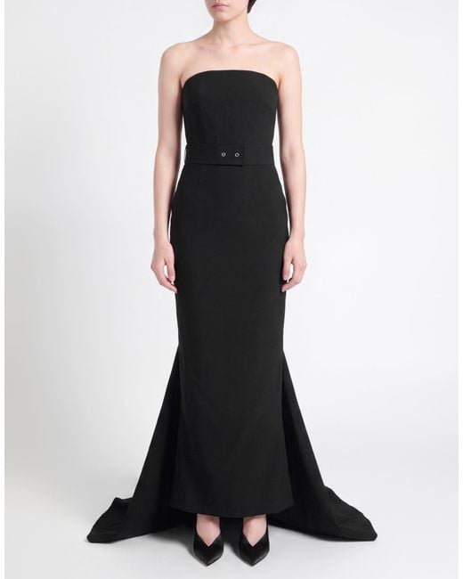Solace London Black Maxi Dress