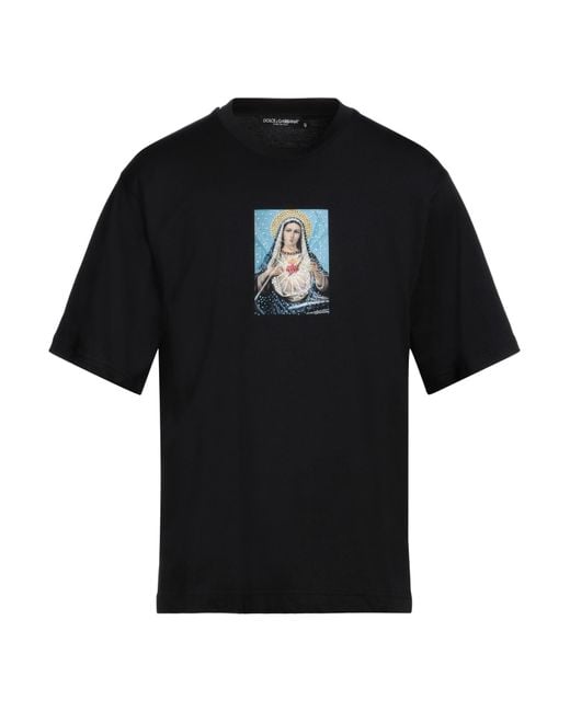 Dolce & Gabbana Black T-shirt for men