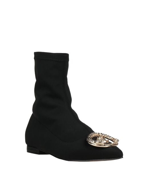 Just Cavalli Black Ankle Boots
