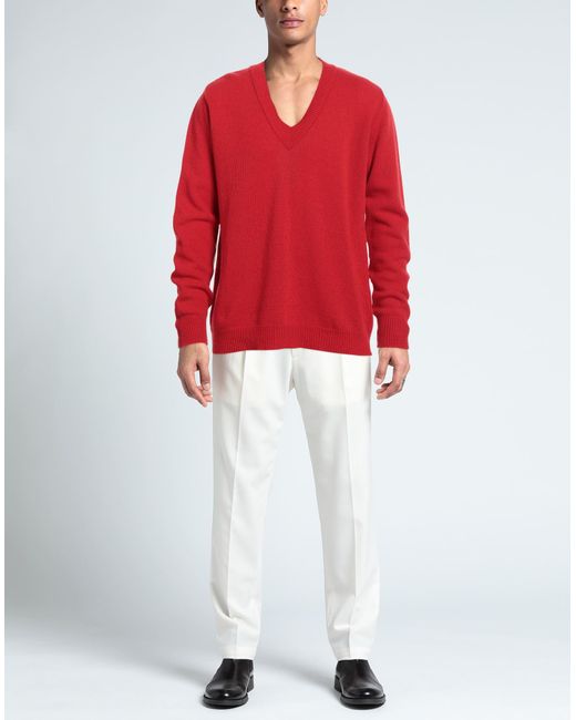 MARSĒM Red Sweater for men