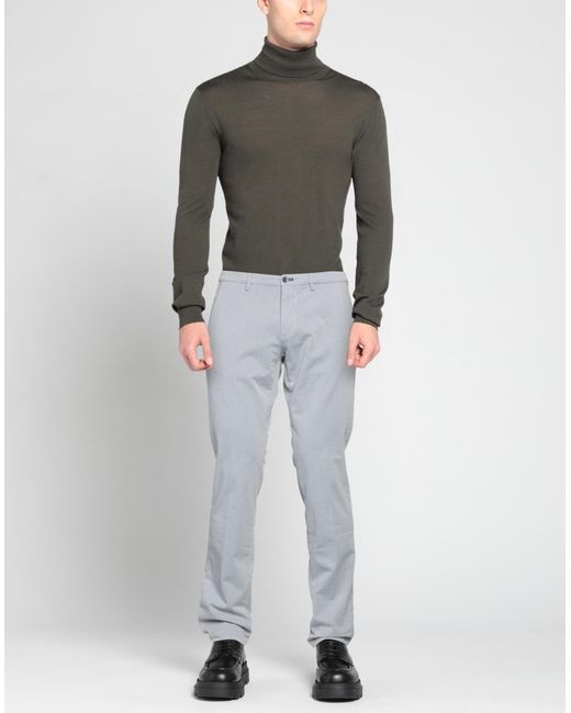 Mason's Gray Sky Pants Cotton, Lycra for men