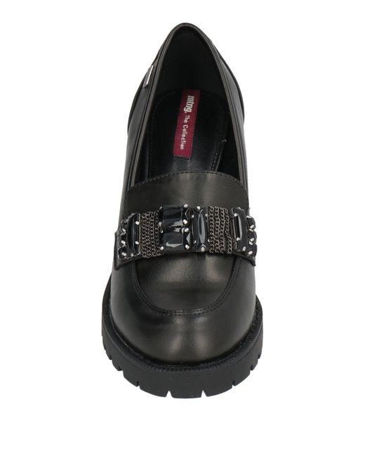 MTNG Black The Collection Loafers Textile Fibers