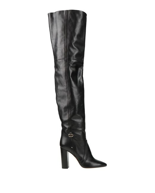 Elisabetta Franchi Black Stiefel