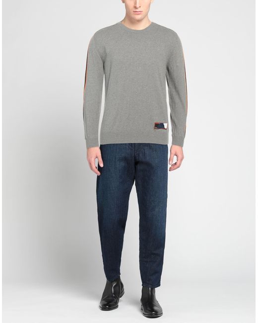 Class Roberto Cavalli Gray Sweater for men