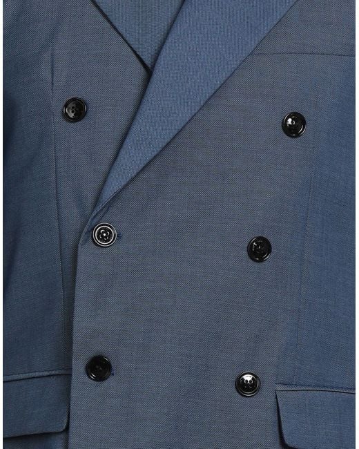 Liu Jo Blue Blazer Polyester, Viscose, Elastane for men