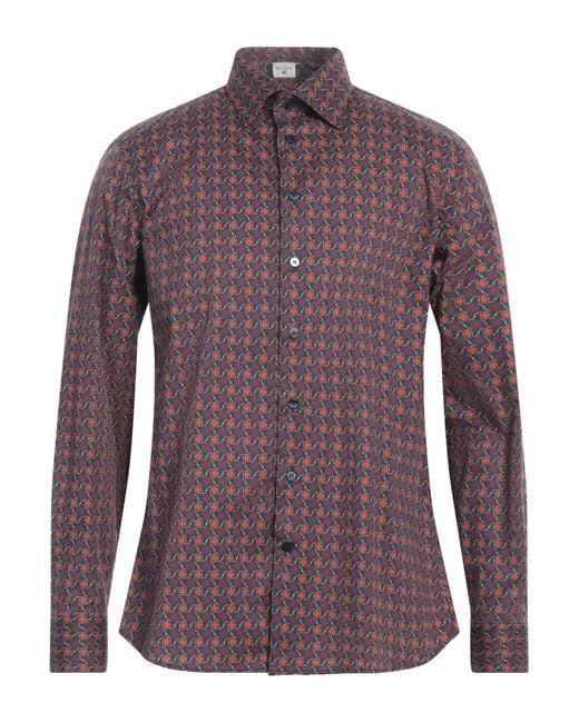 Etro Purple Shirt for men