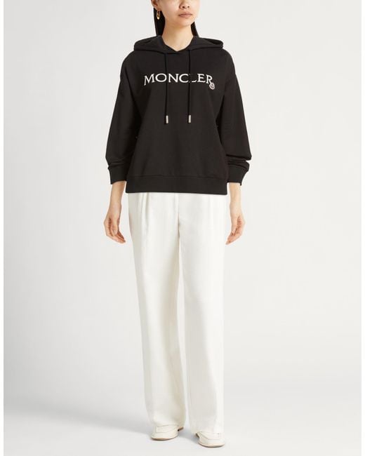 Moncler Black Sweatshirt Cotton
