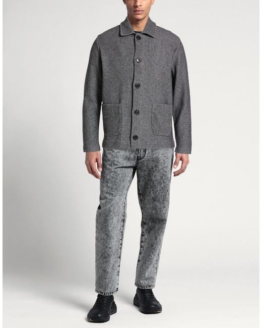 Darwin Gray Jacket Cotton, Acrylic for men