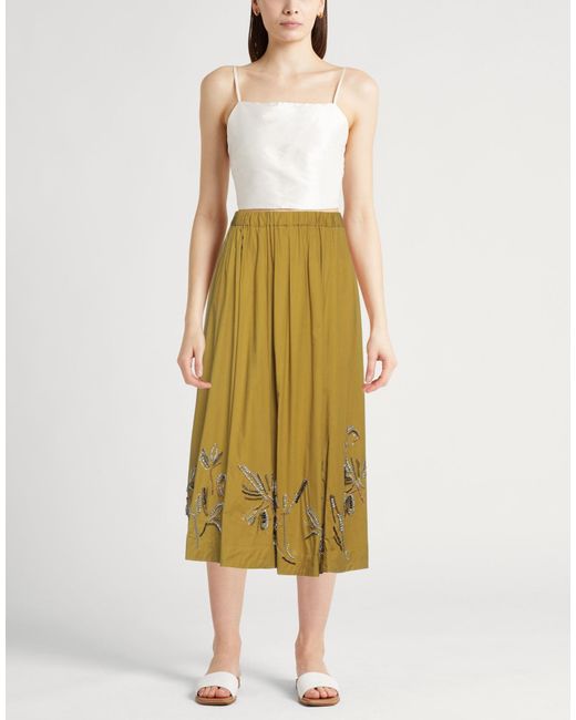 Forte_forte Yellow Midi Skirts