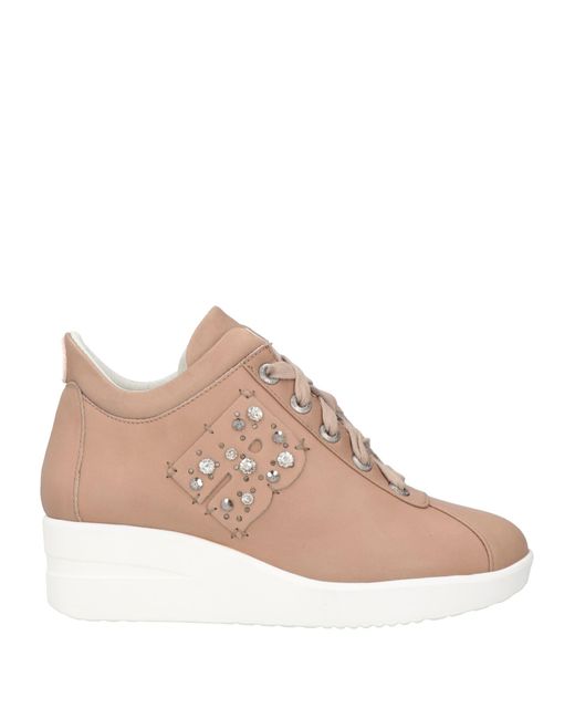 Rucoline Brown Light Sneakers Soft Leather