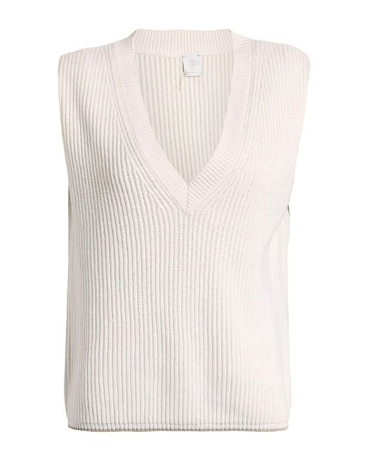 Eleventy White Sweater Wool, Viscose, Cashmere