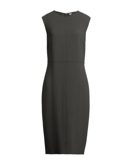 Antonelli Black Midi-Kleid