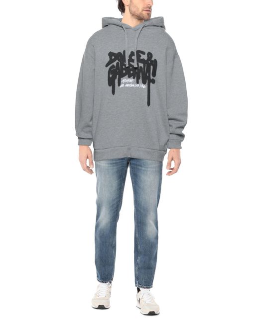 Dolce & Gabbana Gray Sweatshirt for men