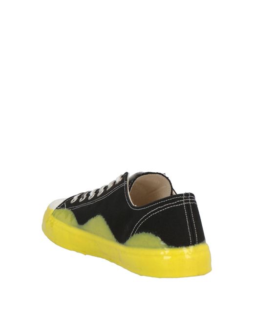 METAL GIENCHI Yellow Sneakers Textile Fibers for men