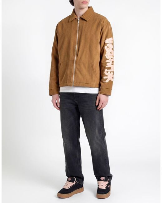 DISCLAIMER Brown Camel Jacket Polyester for men