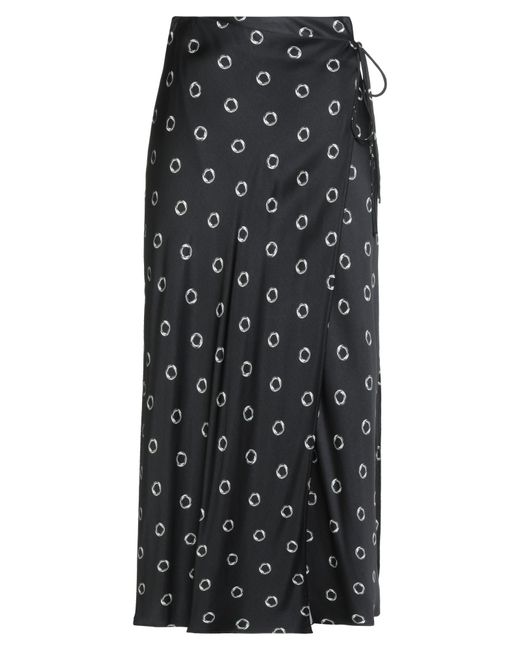 MSGM Gray Maxi Skirt Viscose
