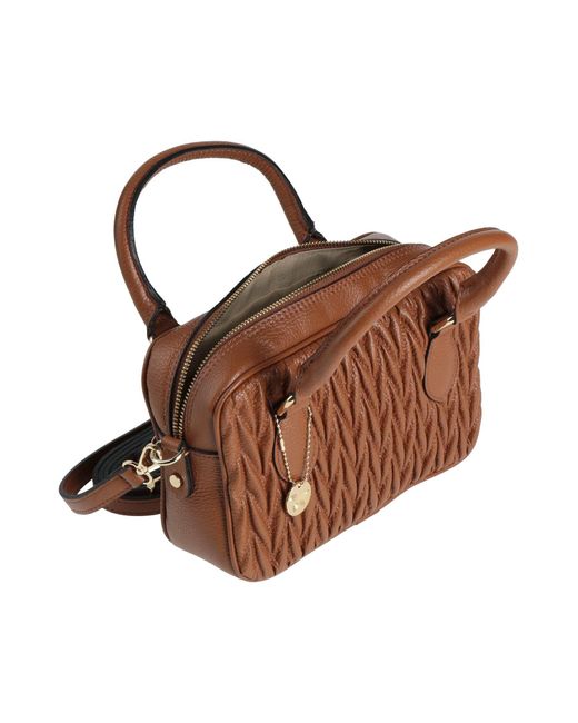 Borsa A Mano di Laura Di Maggio in Brown