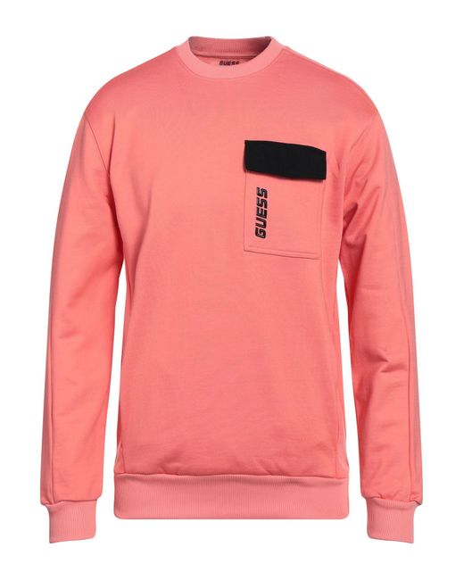 Guess Pink Sweatshirt for men