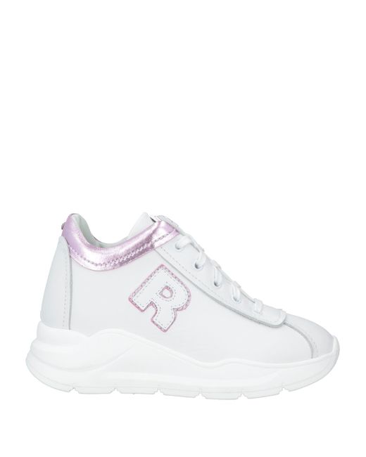 Rucoline White Sneakers Calfskin, Goat Skin, Eva (Ethylene