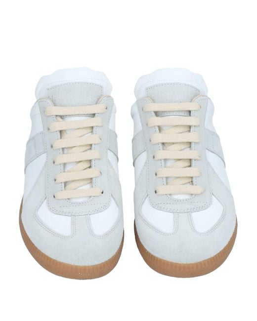 Maison Margiela White Light Mules & Clogs Soft Leather