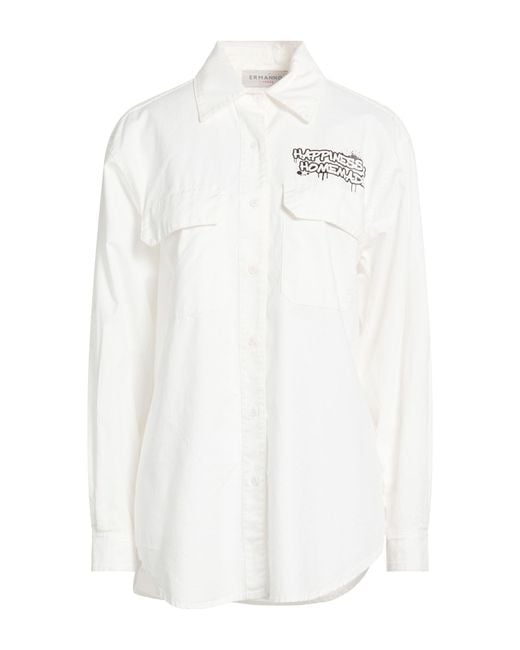 ERMANNO FIRENZE White Shirt Cotton