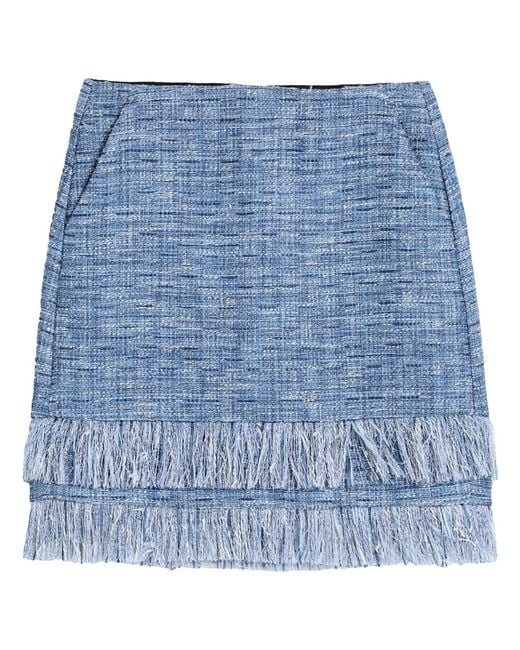 Karl Lagerfeld Blue Mini Skirt