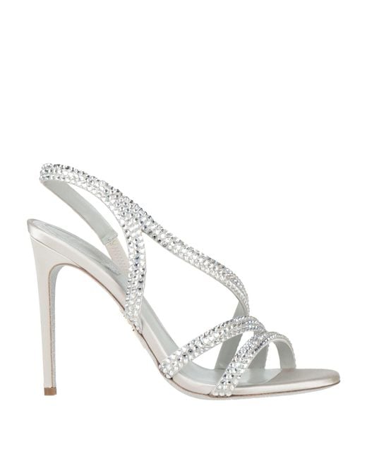 Rene Caovilla Metallic Sandals