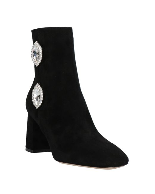 Giannico Black Ankle Boots