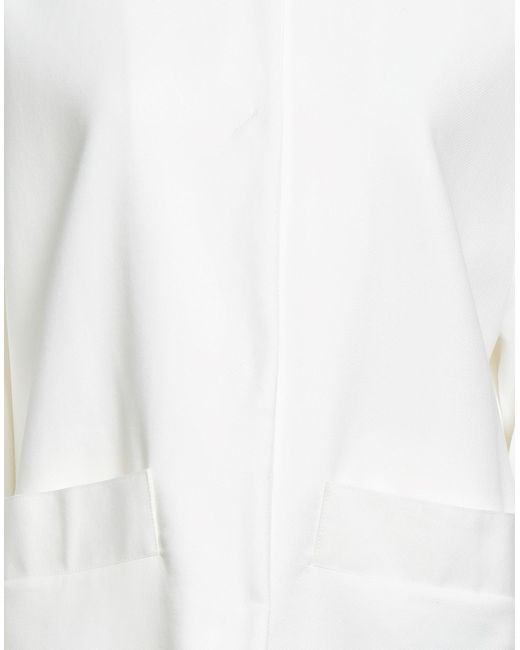 Herno White Overcoats & Trench Coats
