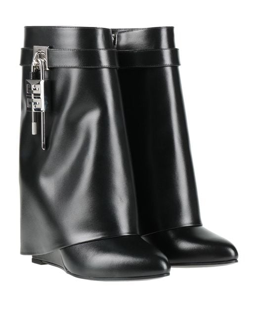 Botines De Caña Alta Givenchy de color Black