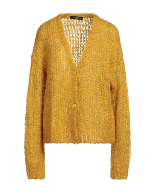 Weekend by Maxmara Yellow Cardigan