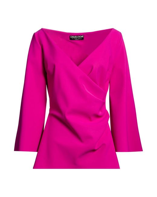La Petite Robe Di Chiara Boni Pink Top Polyamide, Elastane