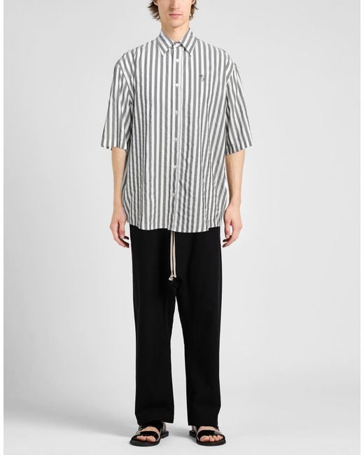 Acne White Shirt Viscose, Polyester for men