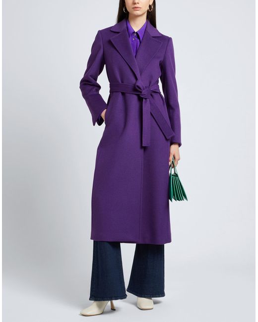 Abrigo MAX&Co. de color Purple