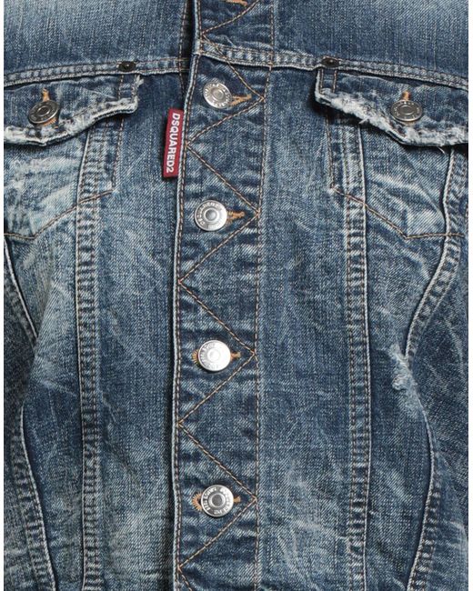 DSquared² Blue Denim Outerwear