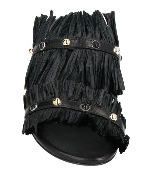NCUB Black Sandals