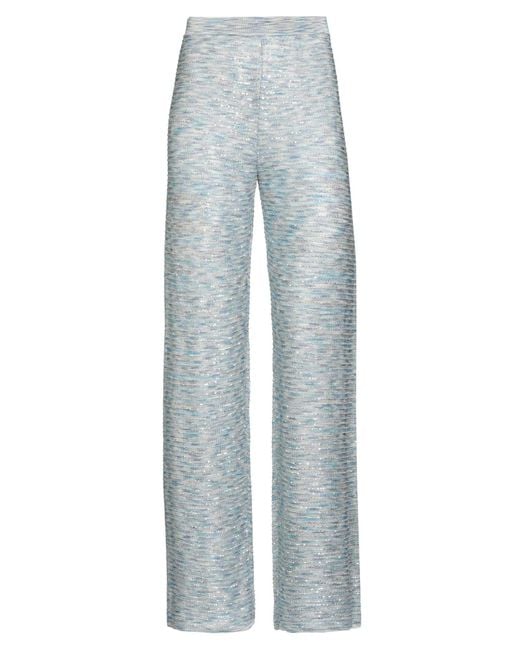 Missoni Blue Sky Pants Viscose, Polyamide, Polyester