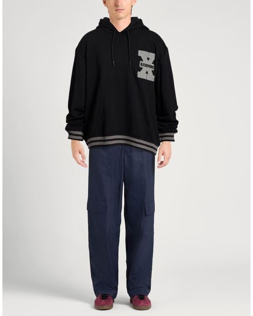 Richmond X Black Sweatshirt Cotton, Polyester for men