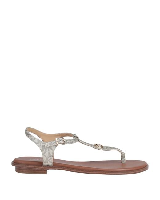 Infradito di MICHAEL Michael Kors in Natural