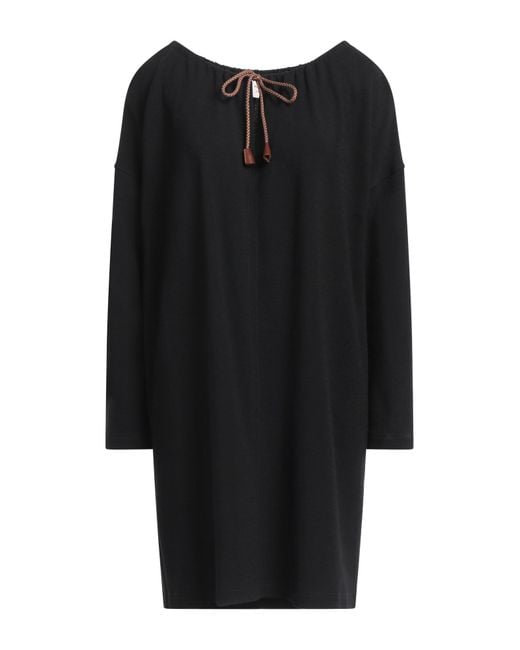 Alysi Black Mini Dress