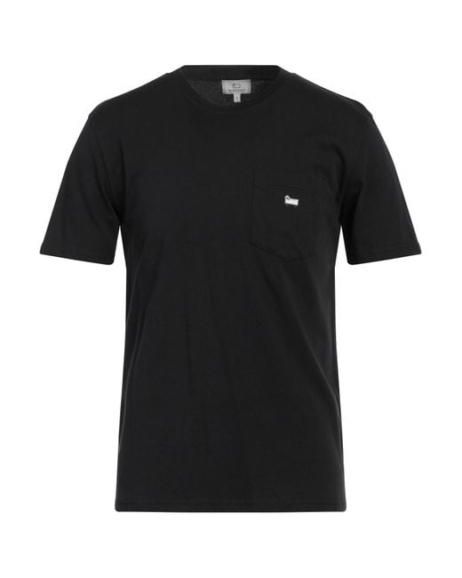 Woolrich Black T-shirt for men