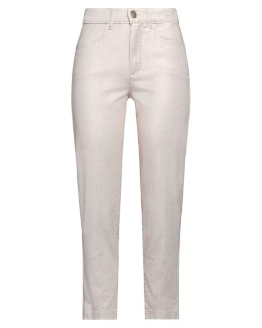 Dismero White Pants Cotton, Elastane