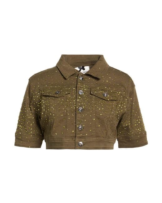 No Secrets Green Denim Outerwear