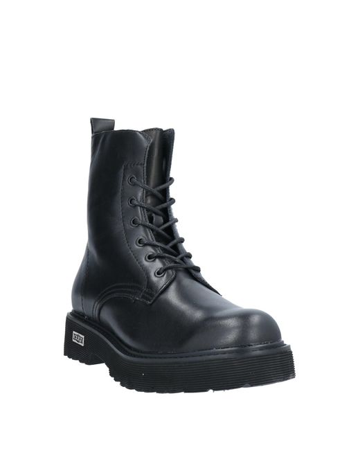 Cult Black Ankle Boots for men