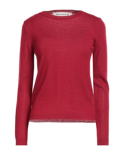 Pullover Shirtaporter de color Red