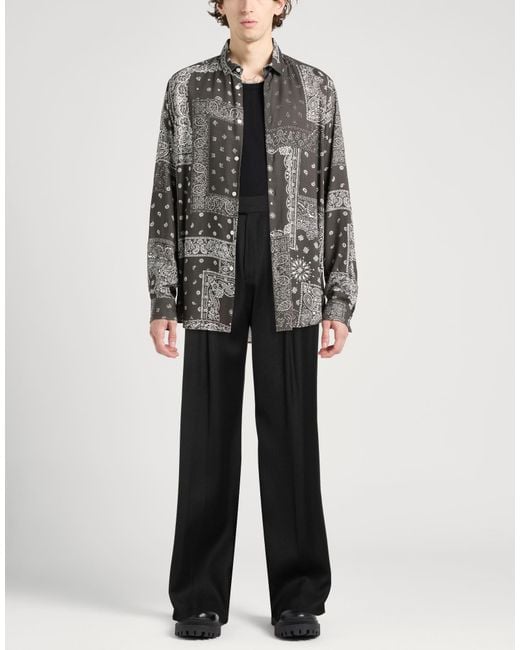 Amiri Black Pants Wool, Viscose for men