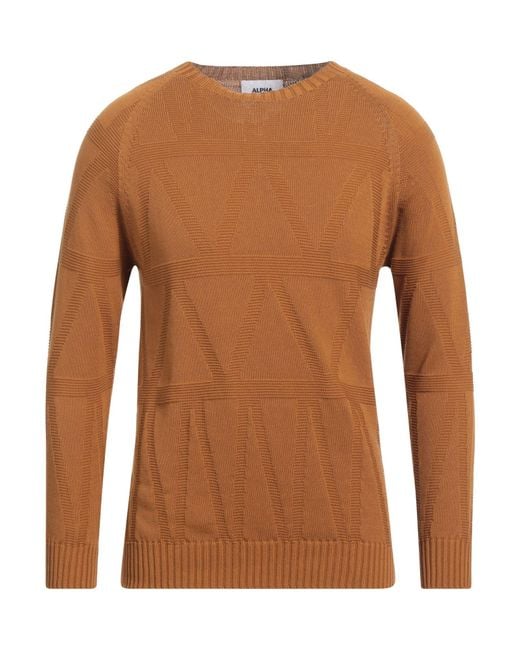 Alpha Studio Pullover in Brown für Herren