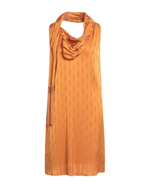 Nenette Orange Mini Dresses