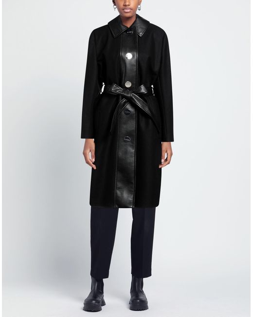 Rodebjer Black Overcoat & Trench Coat